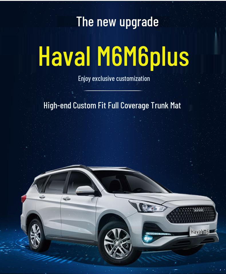 Haval M6 Plus 25 Коврик в багажник с бортиками - Коврик в задний отсек салона