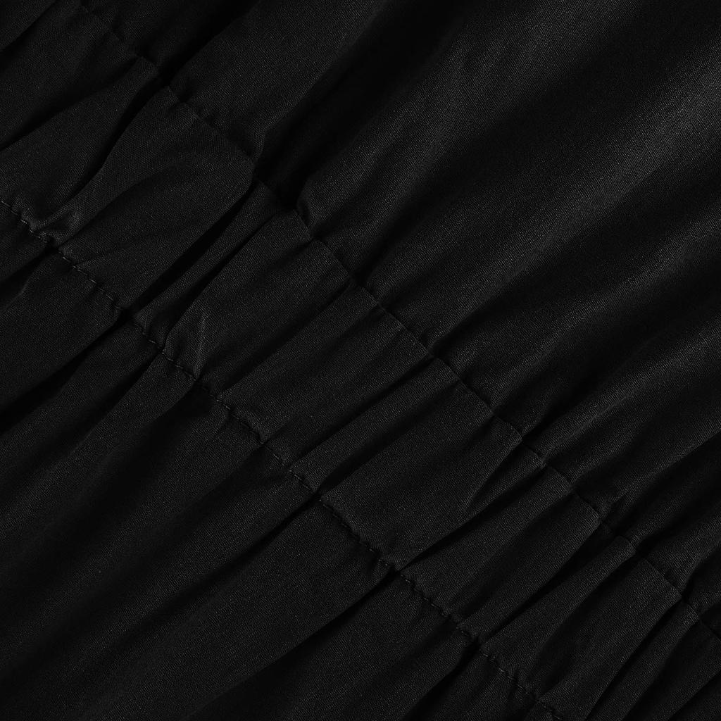 Женские летние платья с квадратным вырезом и коротким рукавом с вырезом на талии, повседневное вечернее многоуровневое платье трапециевидной формы