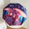 1pc Fairy Tale Mushroom House Umbrella with Plastic Handle,Suitable for All Seasons Home Travel Outdoor UmbrellaDD388