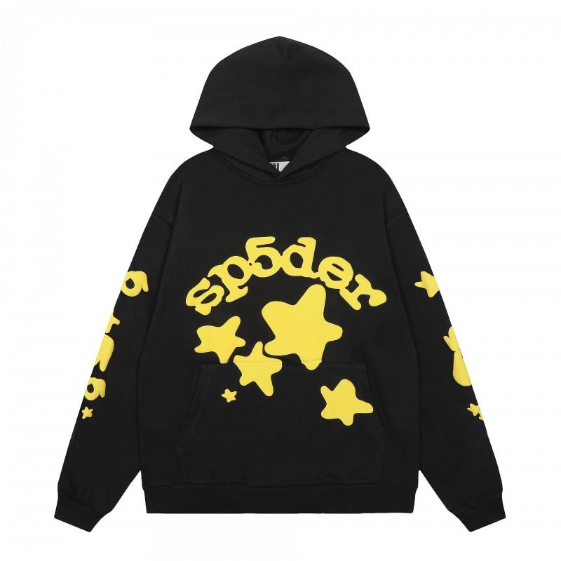 Unisex Oversized Hoodie With Foamed Letter Print Inspired By Hip-Hop Style Fall 2025 Cotton Sweatshirt