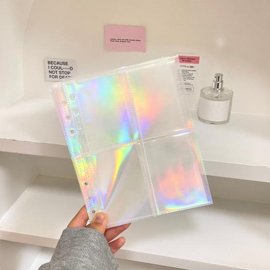 10 листов вложенных листов формата А5 прозрачные водонепроницаемые конверты для фотокарточек Idol Photo