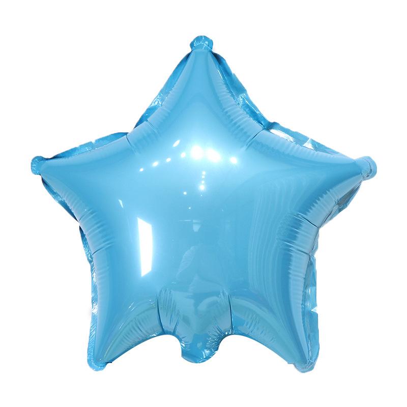 10-18inch Pentagram Aluminum Film Balloons Birthday Decoration Wedding Room Layout Automatic Sealing Star Luster Aluminum Foil