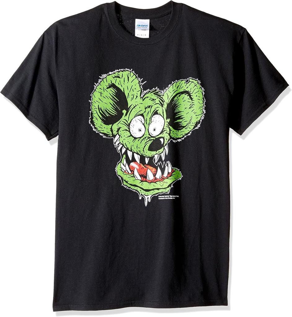 Мужская футболка с графическим принтом Ratfink Rat Face