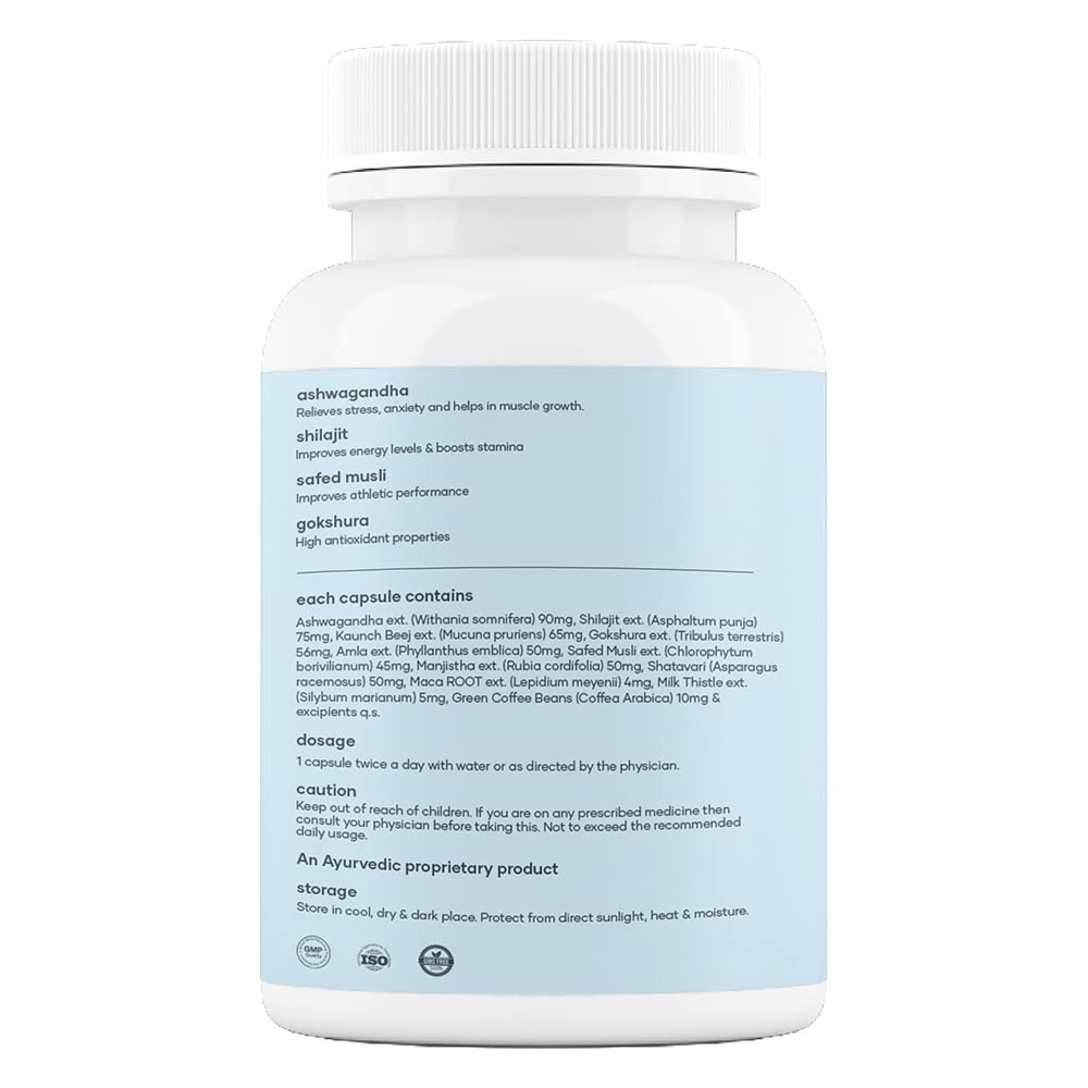 Mars by GHC Surge Max Содержит Шиладжит, Ашваганду, 60 капсул, упаковка 1 шт.