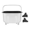 Bread Machine Baking Bucket Anti Stick Coated Stainless Steel Double Mixing Bread Bucket with Mixing Paddles