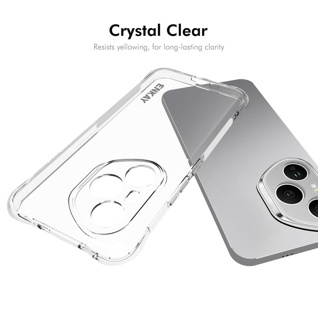 Для Honor 400 Pro 5G (Глобальный) Прозрачный чехол для телефона ENKAY HAT PRINCE Противоударный Нескользящий Чехол из ТПУ