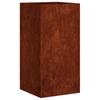 Rustic Planter Box 40x40x80 cm Weatherproof Steel