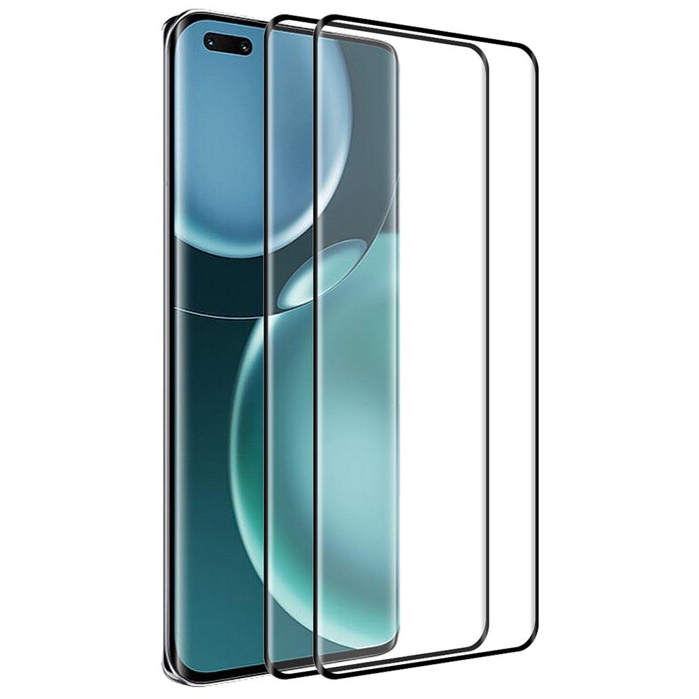 ENKAY HAT PRINCE 2Pcs/Set for Honor Magic4 5G/Magic4 Ultimate/Magic4 Pro 3D Curved Side Glue Tempered Glass Support Fingerprint Unlock