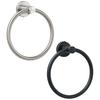 Stainless Steel Towel Ring Modern Minimalist Heavy Duty Metal Round Hand Towel Bath Shower Washcloth Holder Rack Bathroom Supplies