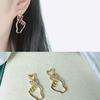 Lovely Heart-shaped Hearts Earring Refill Popular Girls Heart Earring