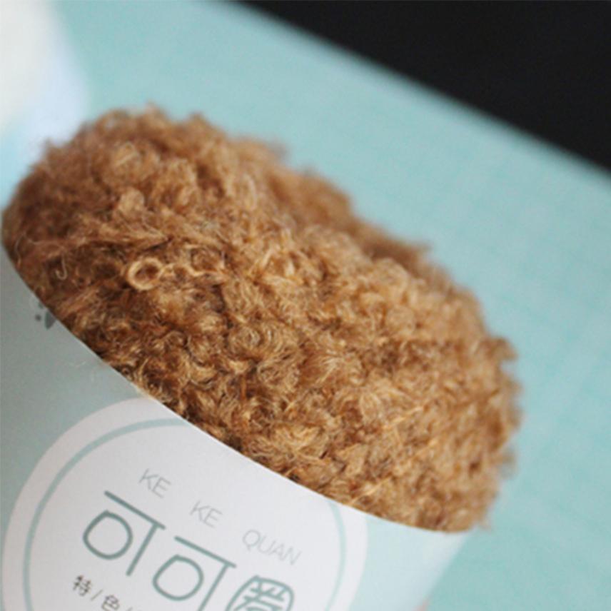 Шерстяная пряжа мягкая гладкая для ручного вязания круговая нить вязаная крючком кукольные волосы сделай сам плюшевая кукла рукоделие вязание сделай сам вязаный инструмент