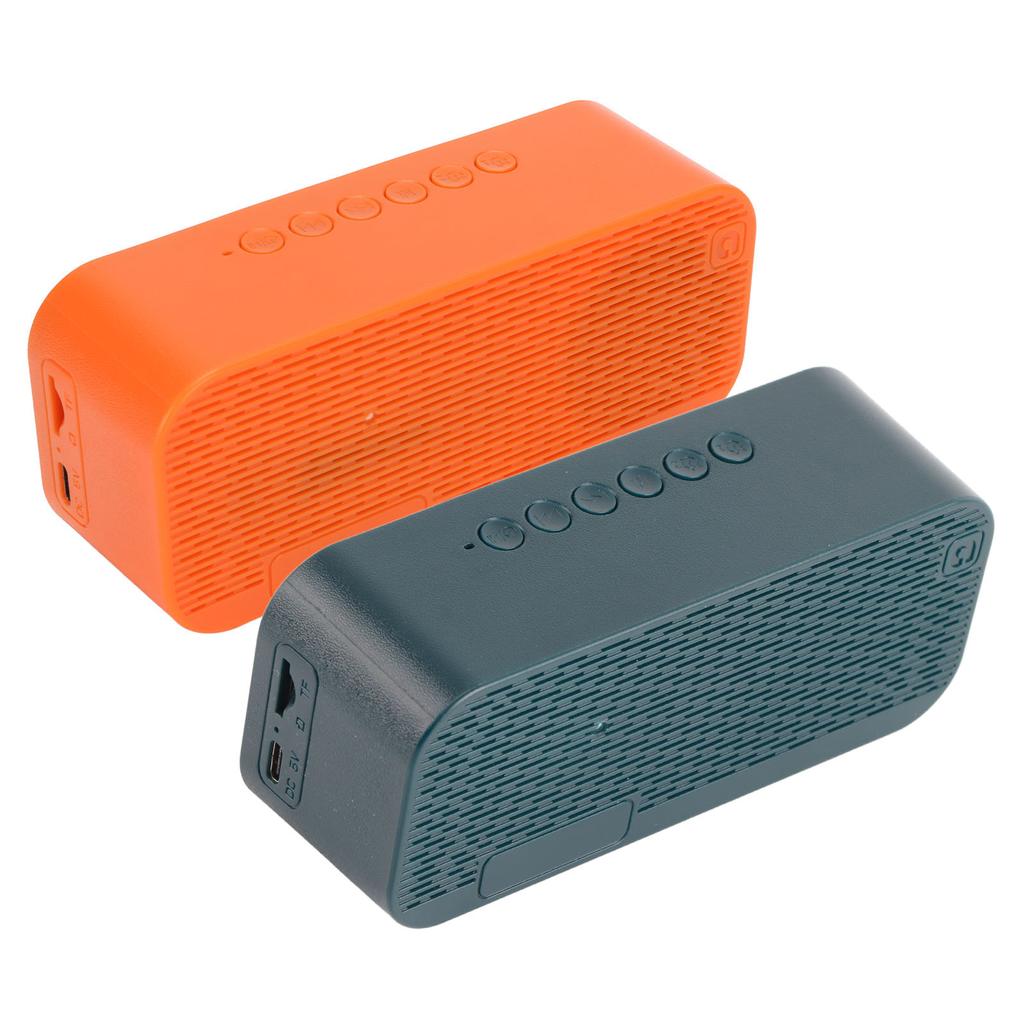 Мини Bluetooth-динамик с мощным басом, двойной будильник, портативный беспроводной динамик со светодиодным дисплеем