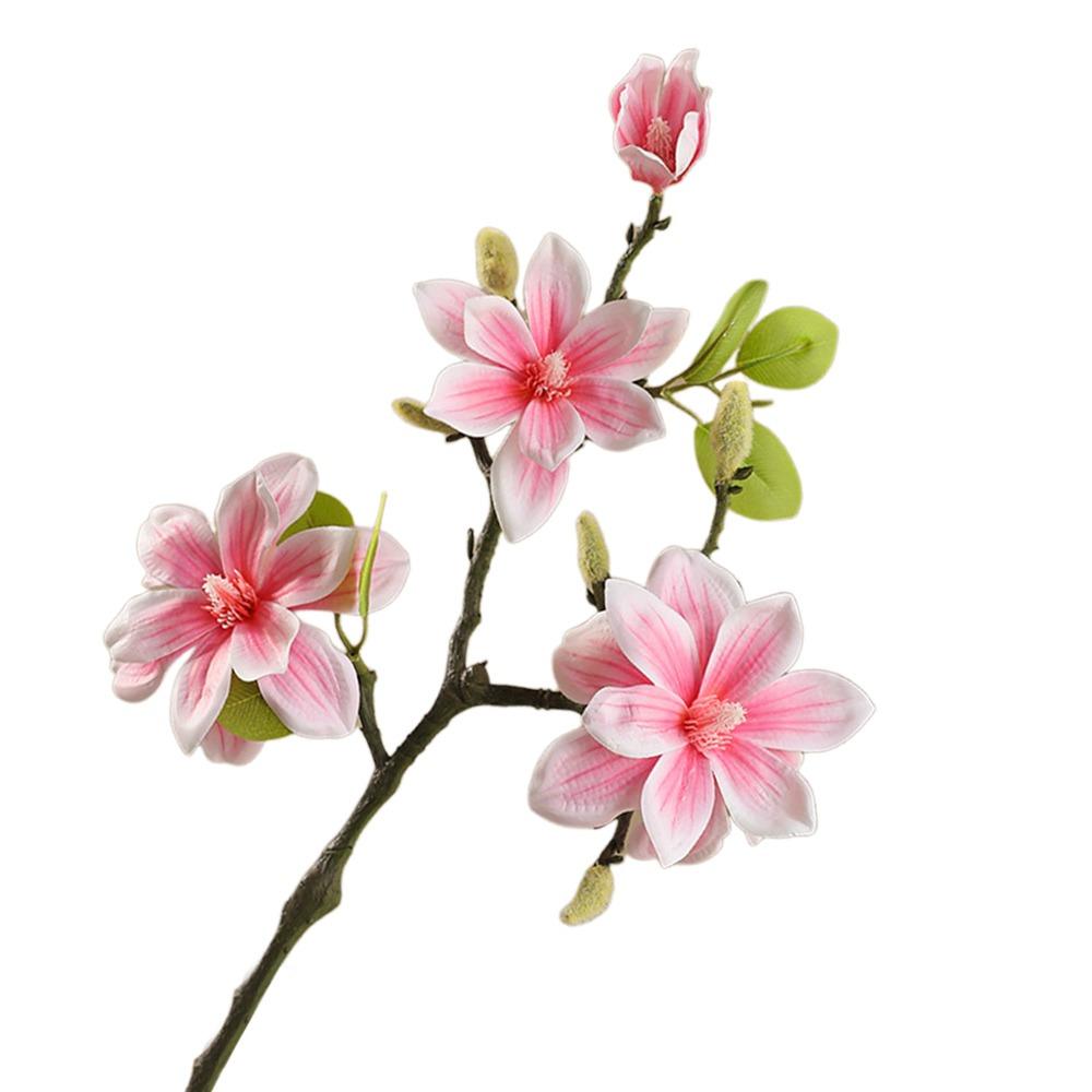 New Chinese Style Simulation Yulan Magnolia Real Hand Feel Fake Flower  Home Decoration