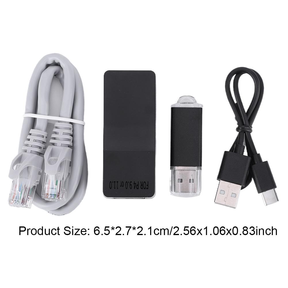 Набор модификаций One-Key JB Tool Mod Set USB Dongle JB USB-адаптер с кабелем Ethernet Type-C для системы Sony PS4 FW 9.0 11.0