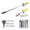 Outdoor Weed Torch with Detachable Long Arm Adjustable Flame Control Valve Weeding Blow Torch Flame Thrower Camping Propane Weed Burner