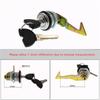 Motorcycle Trunk Rear Tail Box Luggage Lock Set w/ 2 Key For Honda Yamaha Suzuki