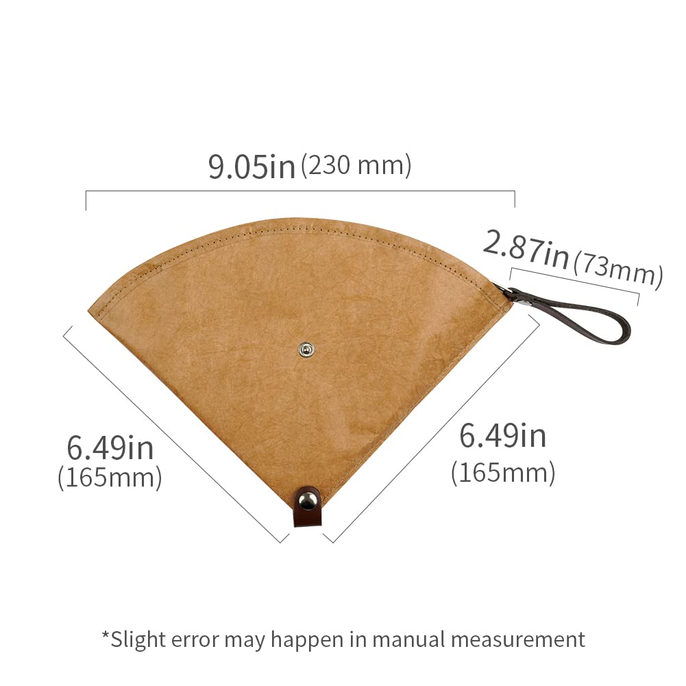 Watchget Чехол для кофейного фильтра Чехол для бумажного фильтра Сумка для хранения кофейного бумажного фильтра Tyvek Коническая трапециевидная для 2–4 человек Большая емкость Водонепроницаемый