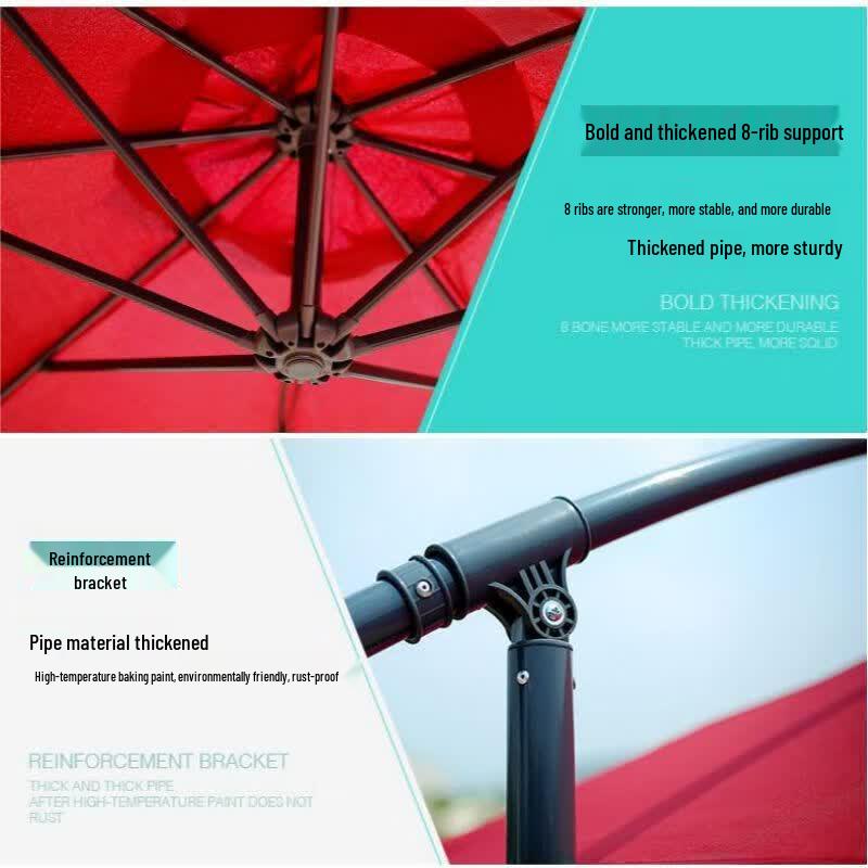 COUVEZI Outdoor Cantilever Sunshade Umbrella