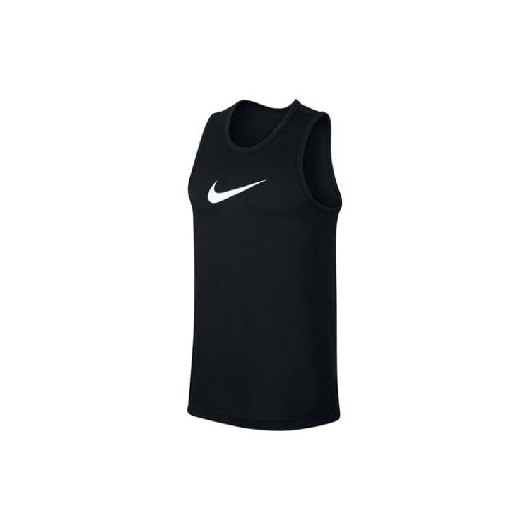 Nike Баскетбольная майка прямого покроя без рукавов серии Dri-Fit, мужская черная BV9388-010