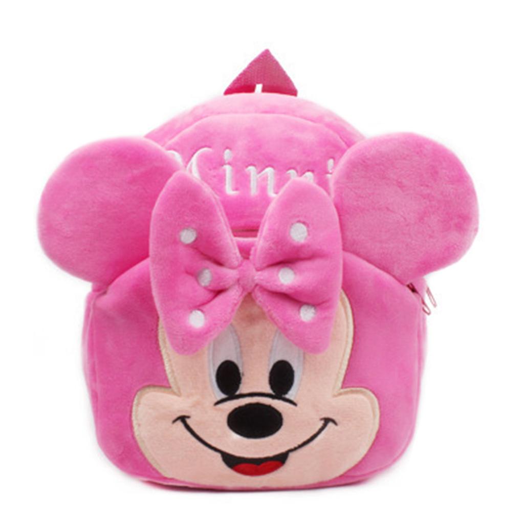 Kid School Bag Backpack Kindergarten Bag Toddler Cute Cartoon Plush Fabric Backpack For Girls Boys Travel School