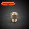 Copper Reducing Threaded Coupling Adapter for Male/Female: 1/2", 3/8", 1/4", 1/8" Connector
