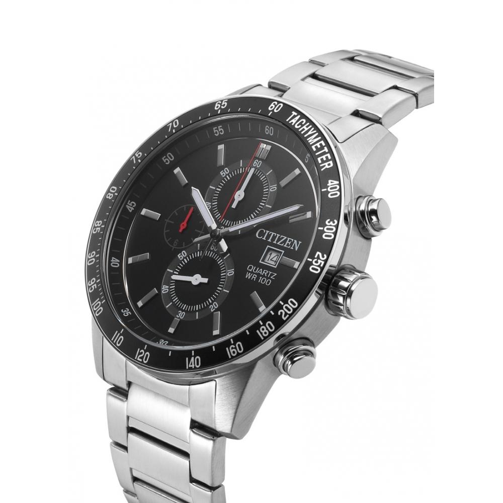Citizen An3600 59e Chronograph Tachymeter Мужские металлические часы