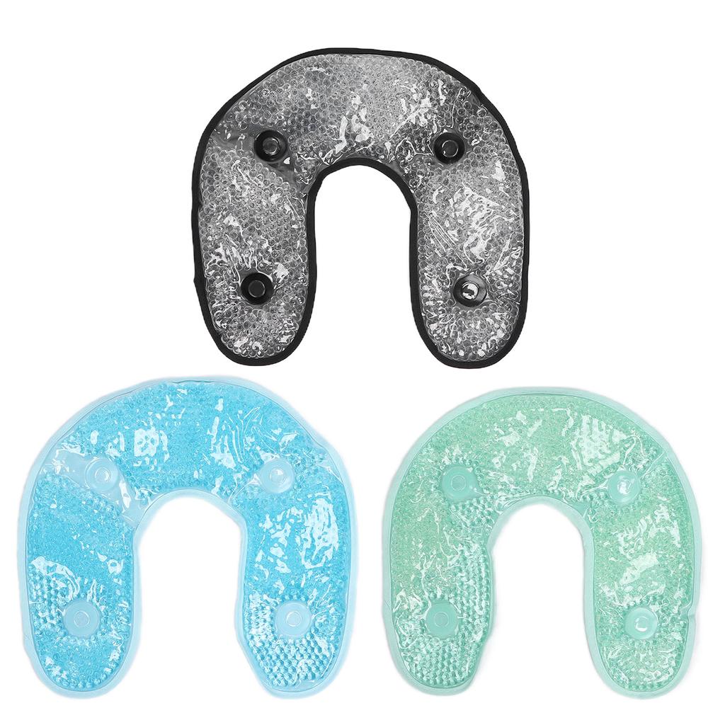 U-образные гелевые шарики, охлаждающая терапия, обертывание для шеи, травма шеи, многоразовый облегченный холодный компресс