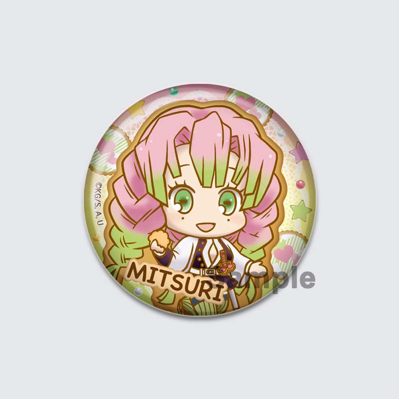 32/44/58mm Kamado Tanjirou Hashibira Inosuke Pin Kochou Shinobu Kamado Nezuko Tsuyuri Kanao Agatsuma Zenitsu Anime Brooche Handmade Demon Slayer Badge