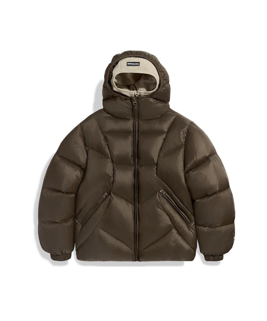 Fluke Tenaya Lake Balaclava Down Jacket Brown Fpj219