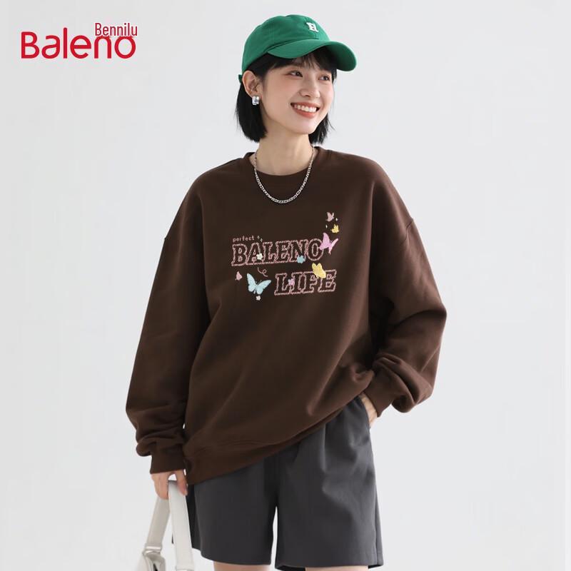 Baleno Women's Trendy Graphic Crewneck Pullover