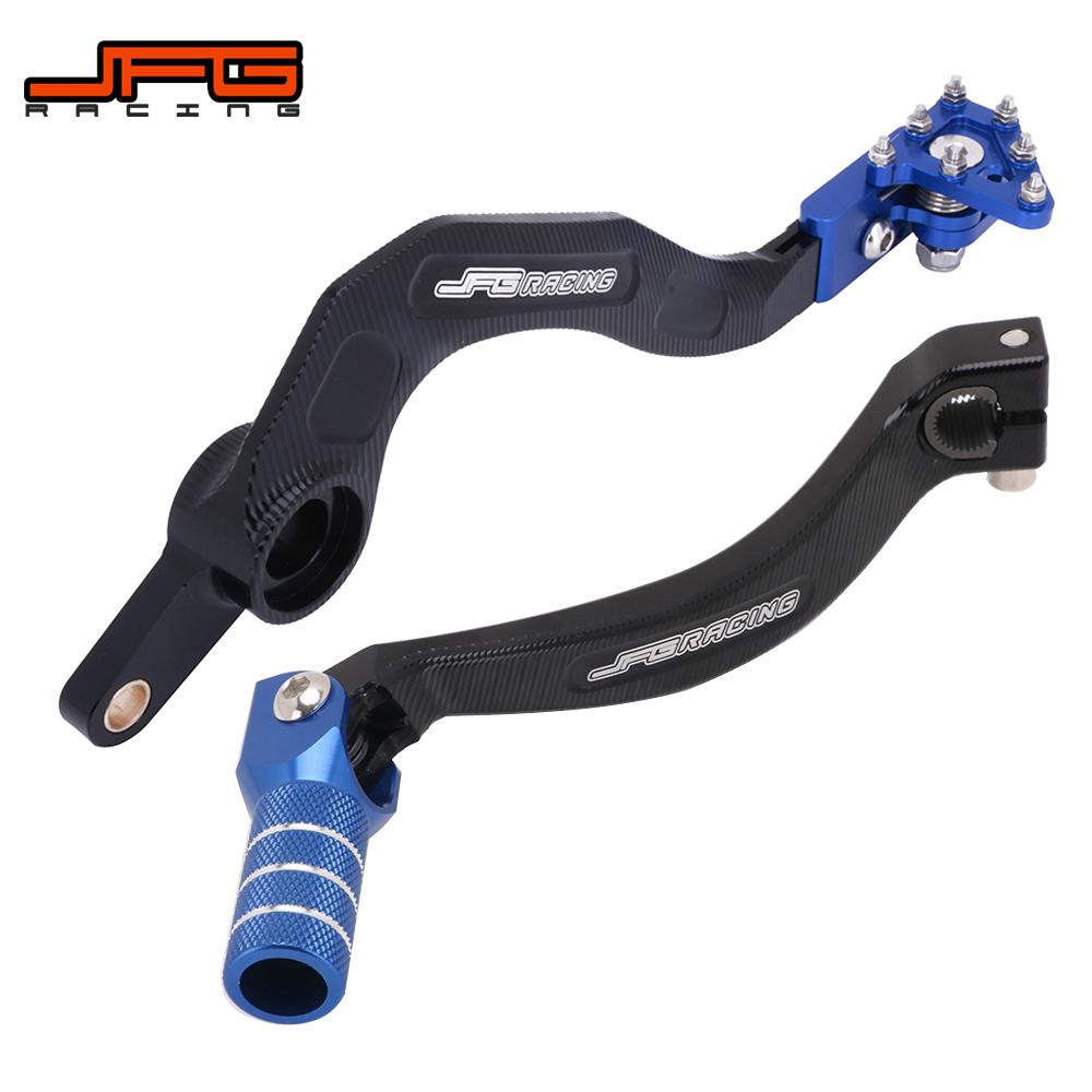 Motorcycle CNC Aluminum Shifter Shift Pedal Lever Rear Foot Brake Pedal Lever For YAMAHA YZ250F YZF250 2010 2011 2012 2013