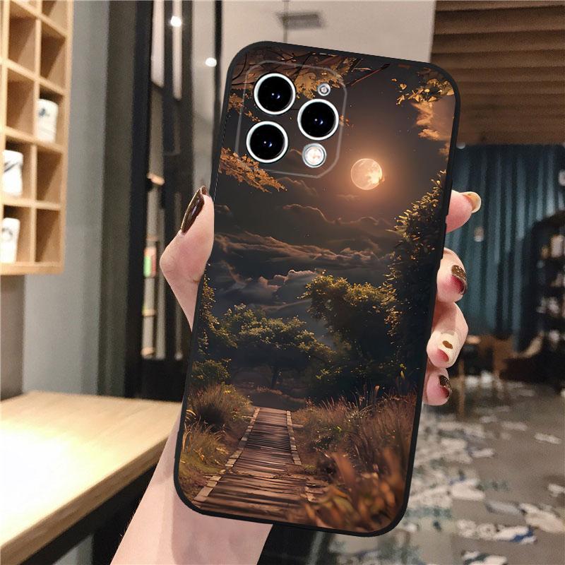 Чехол для телефона «Пейзажный вишневый цветок» для iPhone Samsung Galaxy Redmi Xiaomi Oppo OnePlus Note SA 7 8 9 10 11 12 13 14 20 21 22 23 53 54 Pro Max Ultra