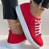 2024 Female Chunky Sneakers Women Flat Casual Shoes Woman Platform Trainers Lady Wedge Comfy Fashion Low Top Sneakers