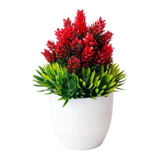 Искусственное растение в горшке, имитация стола бонсай, декор для домашнего офиса, отеля