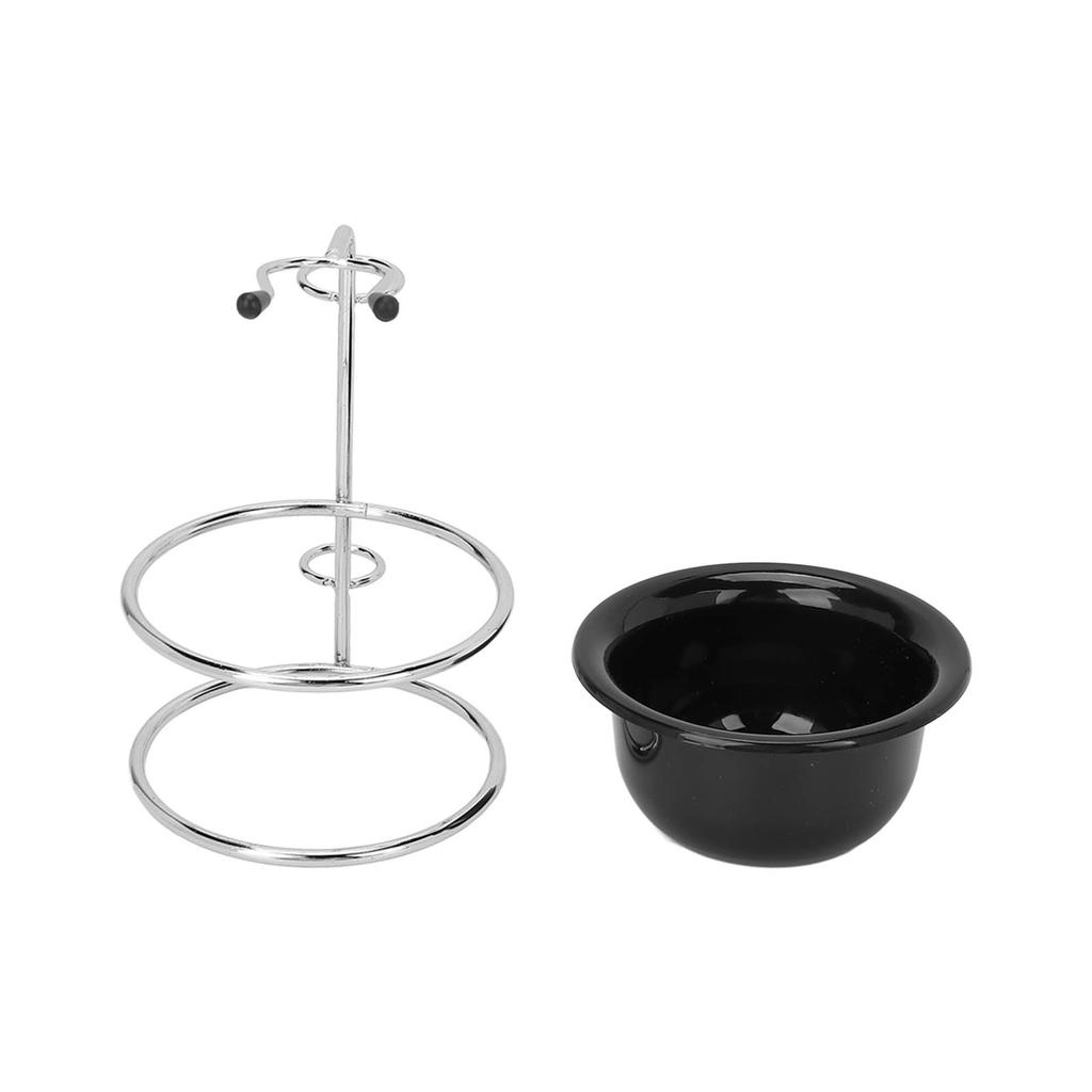 Men s Shaving Bowl Beard Care Cleaning Stainless Steel Shaving Bowl Stand Shaving Tool Set for Barber