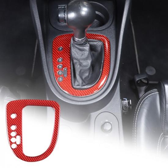 Красный карбоновый накладка на центральную панель переключения передач для Seat Leon 2008-12