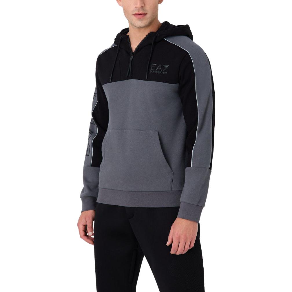 EMPORIO ARMANI EA7 FW23 Sweatshirt Men's Gray 6RPM30-PJ07Z-1977