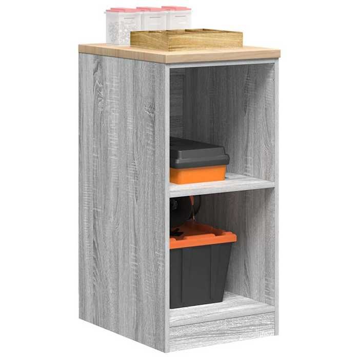 VidaXL Garage Storage Cabinet Sonoma Grey 40x51x85 Cm Pine Wood, Cabinet, Tool Cabinet, Low Cabinet, Cabinet of 860540