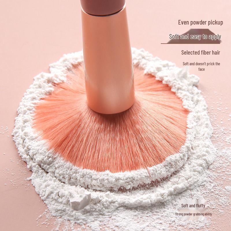Mini 8-Piece Portable Makeup Brush Set: Soft Bristle Eyeshadow and Foundation Brushes