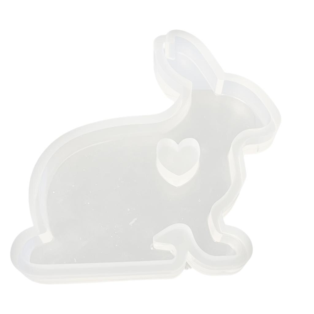 Пасхальный кролик смоляная литейная форма 3D кролик свеча силиконовая форма для самостоятельного изготовления свечей глина ремесло гипс домашнее украшение