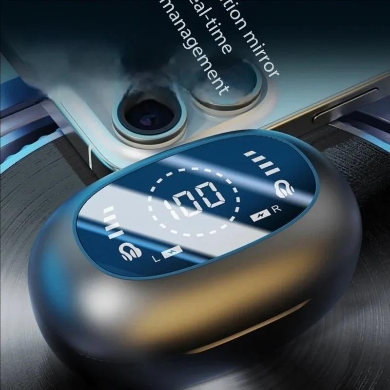 Xiaomi Mirror Style Ear Clip Headphones Bluetooth Wireless Earbuds Noise Reduction Lossless Audio Sports Running Headset With Mic