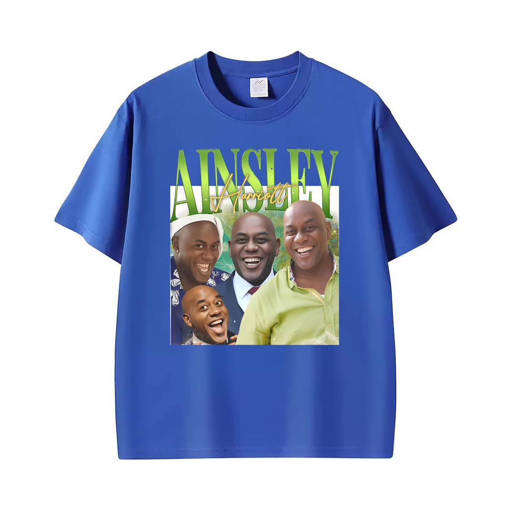 Funny Ainsley Harriott British Bake Off Chef Apparel Tshirts Unisex Retro Oversized T Shirt Unisex Streetwear 100 Cotton T Shirts