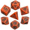 Набор игральных костей DND Dice Retro Polyhedral Dice 7 шт. D4, D6, D8, D10, D%, D12, D20 для настольных игр DND