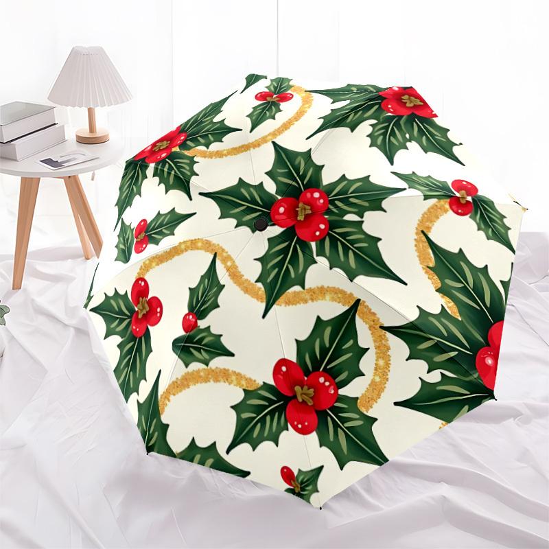 1pc Pattern Automatic Open/Close Umbrella with Windproof, 8-Rib Sturdy Canopy, Durable Ribs, Ideal for Gifts yy251117039