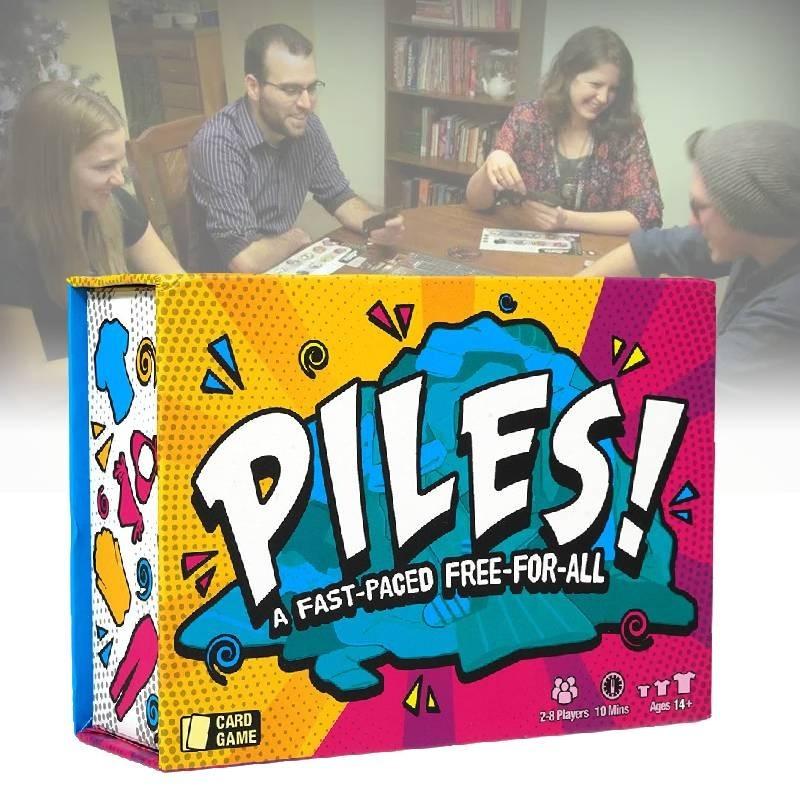 Темповая для быстрой бесплатной для всех карточной игры в стопки семейная детская настольная игра подарок вечеринка