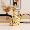 Model Dancing Lady Figurine Handicraft Tabletop Art Figure  Festival Decor