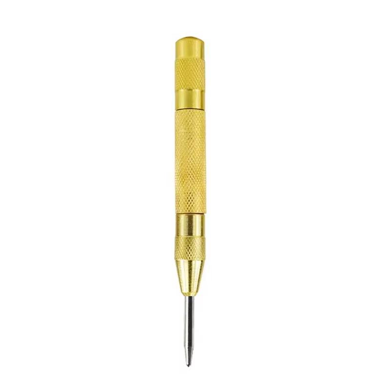 Automatic Center Punch Non-Slip Metal Punch Woodworking Tool Hand Tool For Wood Metal Steel Aluminum