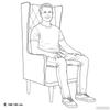 High Back Chair Black Fabric