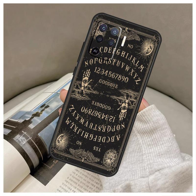 OUIJA BOARD Case For OPPO A96 A76 A16 A54 A74 A94 A98 A78 A5 A9 A15 A17 A77 A52 A72 A53S A57S A79 Cover
