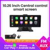 10,26-дюймовый сенсорный экран универсального автомобильного радиоприемника Smart Car Systems Мультимедийный видеоплеер Автомобильный беспроводной Carplay Android Auto bt